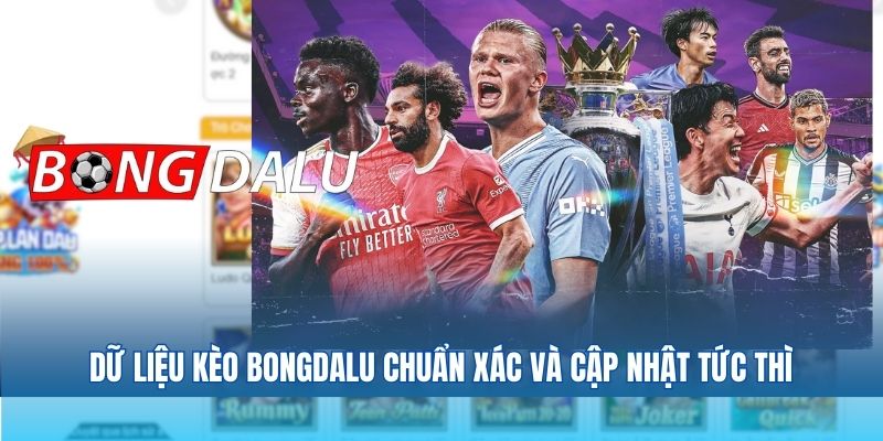 Dữ liệu kèo Bongdalu chuẩn xác và cập nhật tức thì